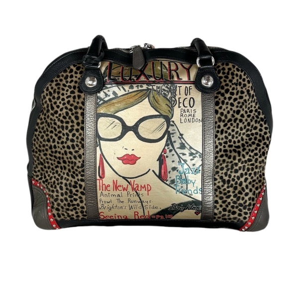 Brighton Handbags - Retired Brighton Iconic Fashionista Handbag Brighton Art Deco Purse